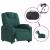 Fotoliu rabatabil electric, verde închis, material textil GartenMobel Dekor
