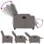 Fotoliu rabatabil electric, gri taupe, material textil GartenMobel Dekor
