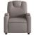 Fotoliu rabatabil electric, gri taupe, material textil GartenMobel Dekor