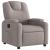 Fotoliu rabatabil electric, gri taupe, material textil GartenMobel Dekor