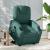 Fotoliu electric rabatabil cu ridicare, verde închis, textil GartenMobel Dekor