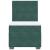 Pat box spring cu saltea, verde închis, 90x190 cm, catifea GartenMobel Dekor