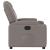 Fotoliu rabatabil, gri taupe, material textil GartenMobel Dekor