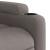 Fotoliu rabatabil, gri taupe, material textil GartenMobel Dekor