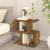 Noptiere, 2 buc., stejar fumuriu, 50x30x51,5 cm, lemn prelucrat GartenMobel Dekor