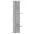 Raft colțar perete gri beton 36,5x36,5x140cm lemn prelucrat GartenMobel Dekor