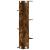 Raft colț perete stejar fumuriu 36,5x36,5x140cm lemn prelucrat GartenMobel Dekor