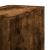Raft colț perete stejar fumuriu 36,5x36,5x140cm lemn prelucrat GartenMobel Dekor