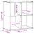 Bibliotecă, stejar sonoma, 68,5x32x68,5 cm, lemn prelucrat GartenMobel Dekor