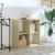 Bibliotecă, stejar sonoma, 68,5x32x68,5 cm, lemn prelucrat GartenMobel Dekor