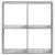 Bibliotecă, gri beton, 68,5x32x68,5 cm, lemn prelucrat GartenMobel Dekor