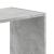 Bibliotecă, gri beton, 68,5x32x68,5 cm, lemn prelucrat GartenMobel Dekor