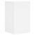 Suporturi de plante, 2 buc., alb, 30x30x50 cm, lemn prelucrat GartenMobel Dekor