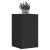 Suporturi de plante, 2 buc., negru, 30x30x50 cm, lemn prelucrat GartenMobel Dekor