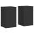 Suporturi de plante, 2 buc., negru, 30x30x50 cm, lemn prelucrat GartenMobel Dekor