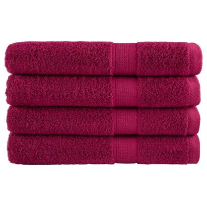 Prosoape de saună premium 4 buc 80x200cm 600gsm 100% bumbac GartenMobel Dekor