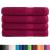 Prosoape premium 4 buc roșu bordo 100x200cm 600gsm 100% bumbac GartenMobel Dekor