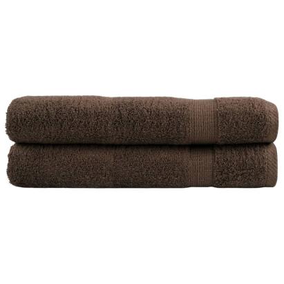Prosoape de saună premium 2buc maro 80x200cm 600gsm 100% bumbac GartenMobel Dekor