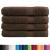 Prosoape premium 4 buc maro 100x200cm 600gsm 100% bumbac GartenMobel Dekor