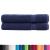 Prosoape premium 2 buc bleumarin 100x200cm 600gsm 100% bumbac GartenMobel Dekor