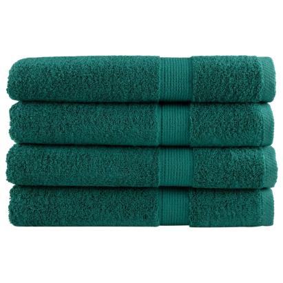 Prosoape premium 4 buc. verde 100x200 cm 600 gsm 100% bumbac GartenMobel Dekor