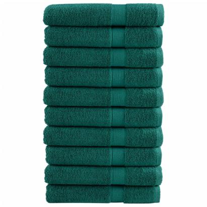 Prosoape premium 10 buc. verde 100x200 cm 600 gsm 100% bumbac GartenMobel Dekor