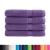 Prosoape premium 4 buc. violet 100x200 cm 600 gsm 100% bumbac GartenMobel Dekor