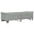 Pat de zi cu extensie, gri deschis, 80x200 cm, catifea GartenMobel Dekor