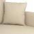 Canapea cu 3 locuri, crem, 180 cm, material textil GartenMobel Dekor