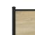 Cadru de pat din metal cu tăblie, stejar sonoma, 107x203 cm GartenMobel Dekor