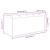 Bancă de depozitare, alb , 102x42x45 cm, lemn prelucrat GartenMobel Dekor