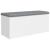 Bancă de depozitare, alb , 102x42x45 cm, lemn prelucrat GartenMobel Dekor