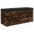 Bancă de depozitare, stejar fumuriu, 102x42x45cm lemn prelucrat GartenMobel Dekor