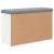 Bancă de pantofi, alb, 82x32x50 cm, lemn prelucrat GartenMobel Dekor
