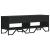 Dulap TV, negru, 122x34x41 cm, lemn prelucrat GartenMobel Dekor