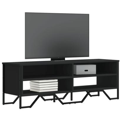 Dulap TV, negru, 122x34x41 cm, lemn prelucrat GartenMobel Dekor