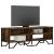 Dulap TV, stejar fumuriu, 122x34x41 cm, lemn prelucrat GartenMobel Dekor
