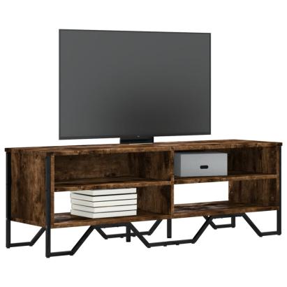Dulap TV, stejar fumuriu, 122x34x41 cm, lemn prelucrat GartenMobel Dekor