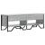 Dulap TV, gri sonoma, 122x34x41 cm, lemn prelucrat GartenMobel Dekor
