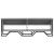 Dulap TV, gri sonoma, 122x34x41 cm, lemn prelucrat GartenMobel Dekor