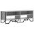 Dulap TV, gri sonoma, 122x34x41 cm, lemn prelucrat GartenMobel Dekor