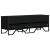 Dulap TV, negru, 122x34x41 cm, lemn prelucrat GartenMobel Dekor