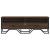 Dulap TV, stejar maro, 122x34x41 cm, lemn prelucrat GartenMobel Dekor