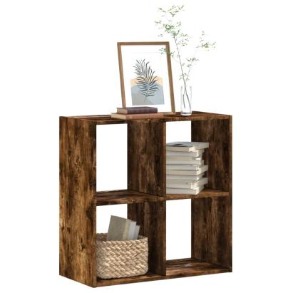Bibliotecă, stejar afumat, 68,5x32x68,5 cm, lemn compozit GartenMobel Dekor