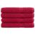 Prosoape premium 4 buc. roșu 100x200 cm 600 gsm 100% bumbac GartenMobel Dekor