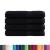 Prosoape premium 4 buc. negru 100x200cm 600gsm 100% bumbac GartenMobel Dekor