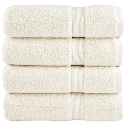 Prosoape de baie premium 4 buc. 100x150 cm 600 gsm 100% bumbac GartenMobel Dekor