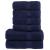 Set de prosoape premium 6 piese bleumarin, 600 g/m² 100% bumbac GartenMobel Dekor