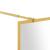 Paravan de duș walk-in, auriu 140x195cm sticlă ESG transparentă GartenMobel Dekor