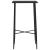 Masă de bar, negru, 60 x 60 x 111 cm, MDF GartenMobel Dekor